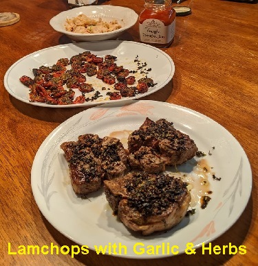 Chef Jimi Penti shares from his recipe collection: Lamb Chops with Garlic and Herbs