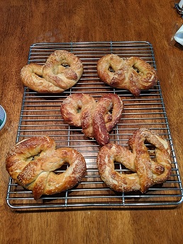 Chef Jimi Penti shares from his recipe collection: Soft Pretzels (An Alton Brown Recipe)