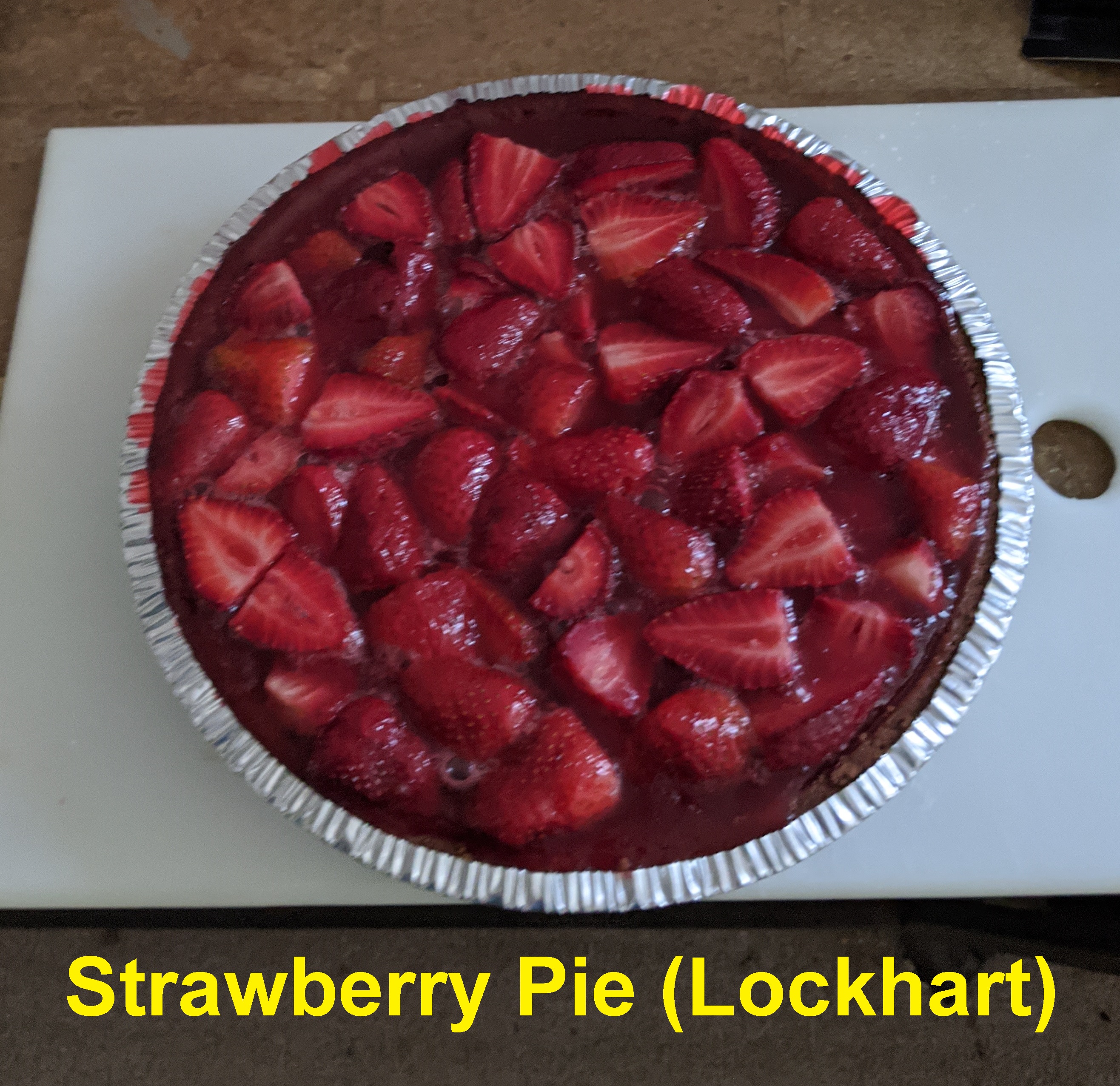 Chef Jimi Penti shares from his recipe collection: Strawberry Pie (A Lockhart Family Recipe)